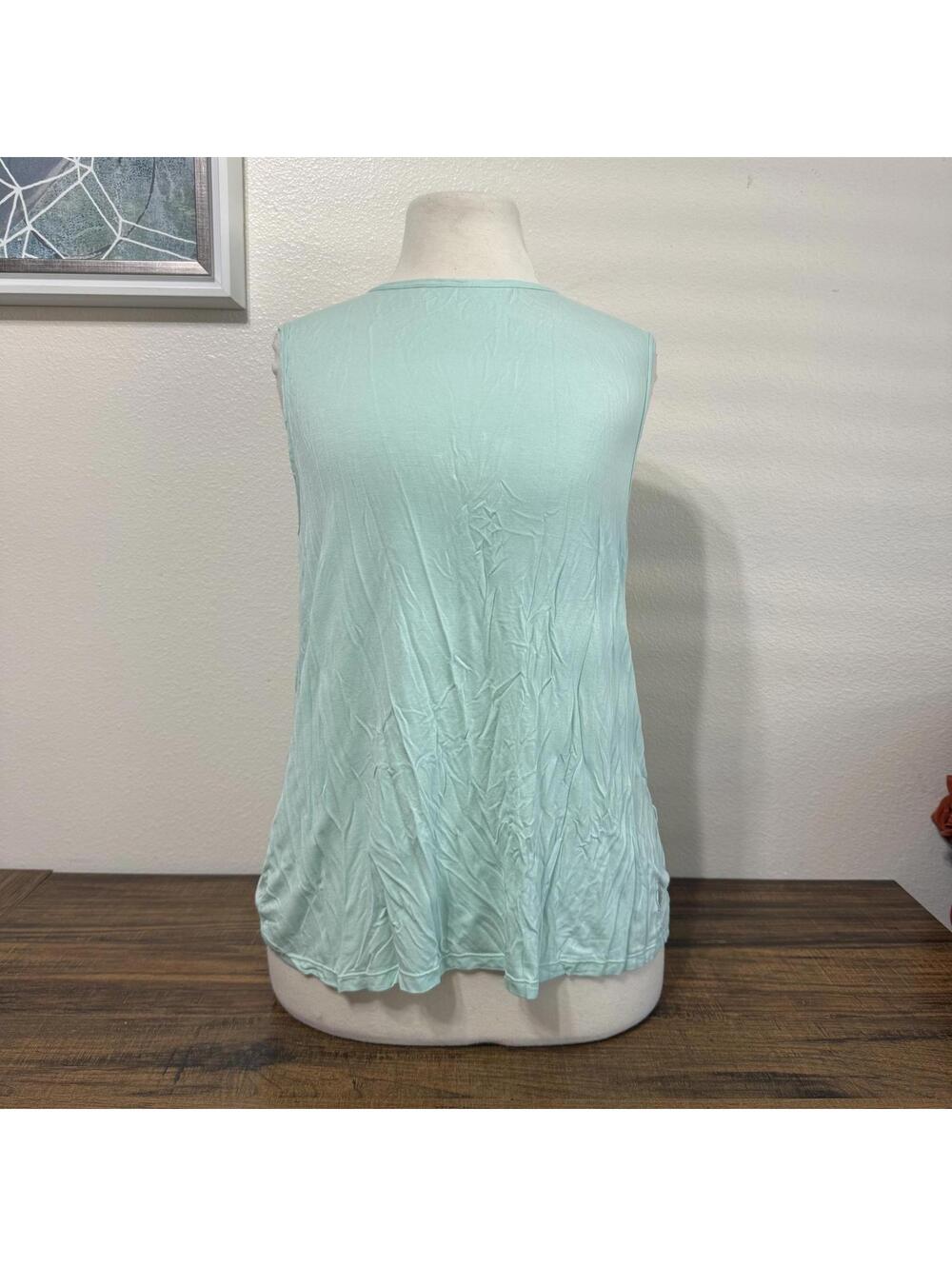 Body Glove Light Blue Tank Top with Back Tie Detail Size Large